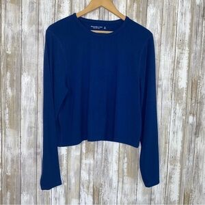 NWT Abercrombie & Fitch Soft & Cozy Blue Long Sleeve